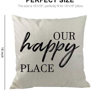 Our Happy Place - Soft Cotton Pillow CASE